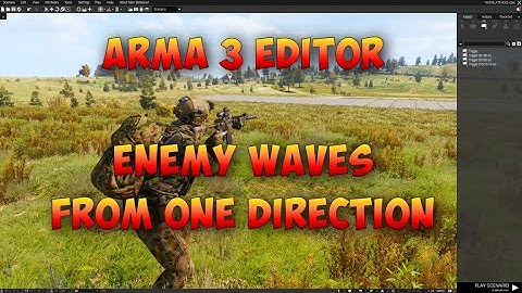 Arma 3 Editor | Enemy Spawn Waves from one direction