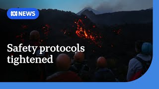 Volcano Guides Protest New Rules On Mt Etna The World Abc News