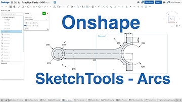 Onshape - One Minute Lesson - Sketching Arcs