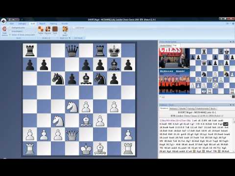 London Chess Classic 2010 Round 2 Nigel Short - Luke McShane Part 1