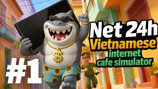 Net 24h: Vietnamese Internet Cafe Chaos #1 |  Shark Tuấn Thực Hiện Giấc Mơ Mở Hàng Net !! screenshot 2