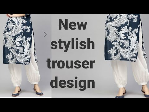 New trendy trouser design cutting and stitching ||Trendy afghani style trouser