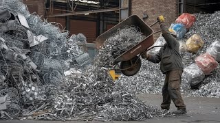Amazing process Lathe Shaving Melting into Iron Rods Manufactured 