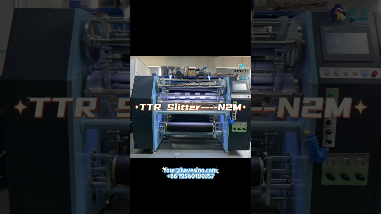High Performance TTR Slitter Rewinder Machine from Havesino