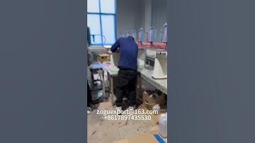 PU glue injection and dry processing line #machine