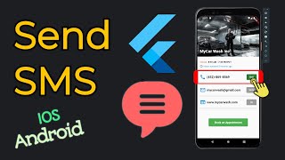 Flutter - How To Send SMS from you APP - URL Launcher - 2023 screenshot 2