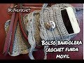 Cómo tejer BOLSO BANDOLERA A CROCHET PARA EL MOVIL. Siempre cuidado y protegido. FACIL. PASO A PASO