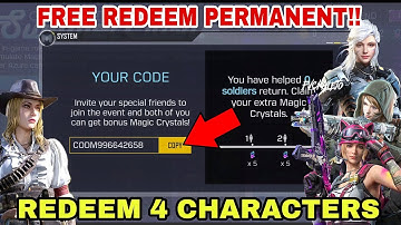 *NEW* How To Get FREE 4 Characters Secretly in CODM Call Of Summer Event | How To Redeem 4 Secret