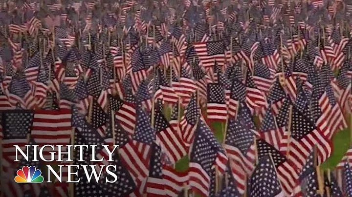 Volunteers Plant Flags On The Boston Common To Honor Fallen Soldiers From MA | NBC Nightly News