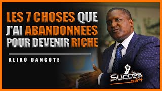 7 choses que j'ai abandonné pour devenir riche rapidement 7 choses que j'ai abandonné pour devenir riche rapidement