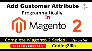 How To Create Customer Attribute |Add Customer Attribute Programmatically In #Magento 2 #codingzilla