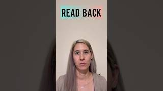 Learn English Phrasal Verbs- 244: READ BACK  #shorts