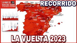 RECORRIDO ➤ LA VUELTA a España 2023 🇪🇸  Etapas, Perfiles y Altimetría