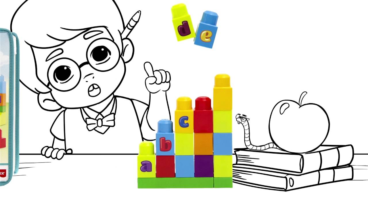 Mega Bloks Moments: ABC Spell - Build them up with A-B-Cs to spell success in school and beyond!