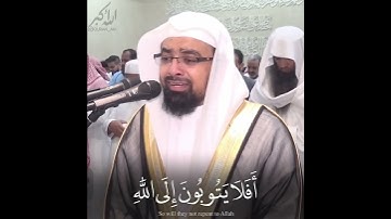 ( أفلا يتوبون إلى الله ) تلاوة مبكية بصوت الشيخ ناصر القطامي