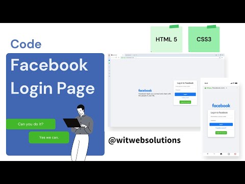 Code Facebook Login Page | HTML & CSS for Beginners