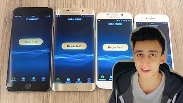 iPhone 6S vs. Galaxy S6 Edge - Internet speedtest