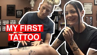 Tattooing Myself for the First Time !! Tattoo Apprentice