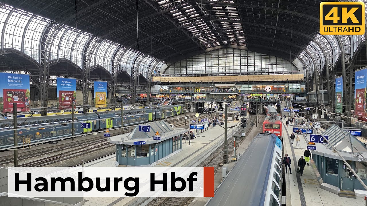 Hamburg Hbf 05.10.2025 - Spannender Nachmittagsverkehr mit internationalen Zügen & Vectron-Einsätzen