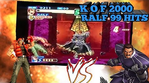 Ralf vs zero 99 hits bug Kof 2000