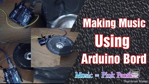 how to make sound using arduino sound = Pink Panther