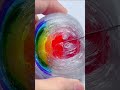 Asmr scotch tape ball with rainbow insiderelaxing and satisfying