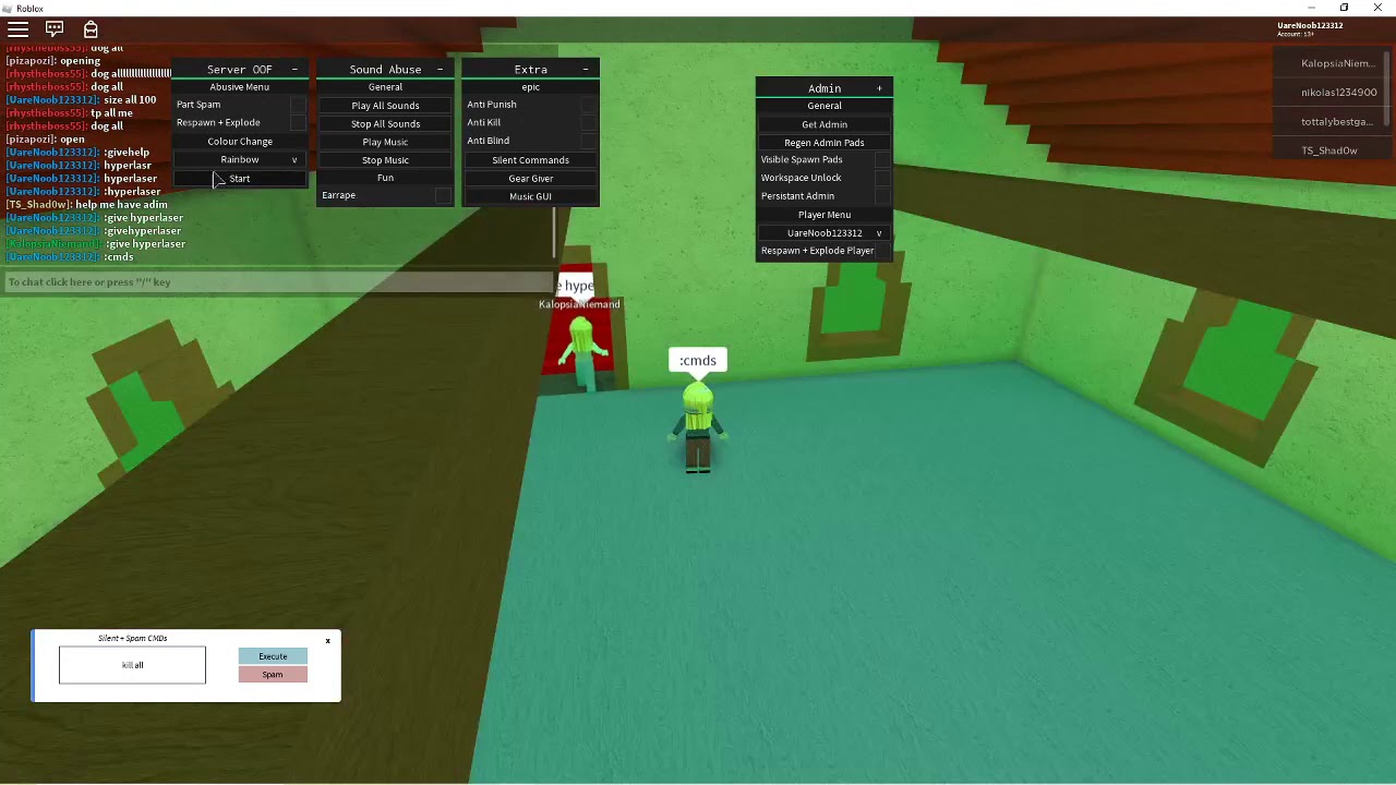 how to hack kohls admin on roblox