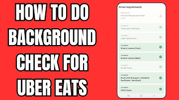 How To Do a BACKGROUND Check For Uber Eats in 2026 (EASY GUIDE)