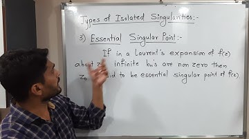 Basic Complex Analysis - Unit 3 - Lecture 8 - Essential Singular Point