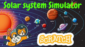 How to make a Space Simulator in scratch | Scratch programming | I made a Space Simulator in Scratch