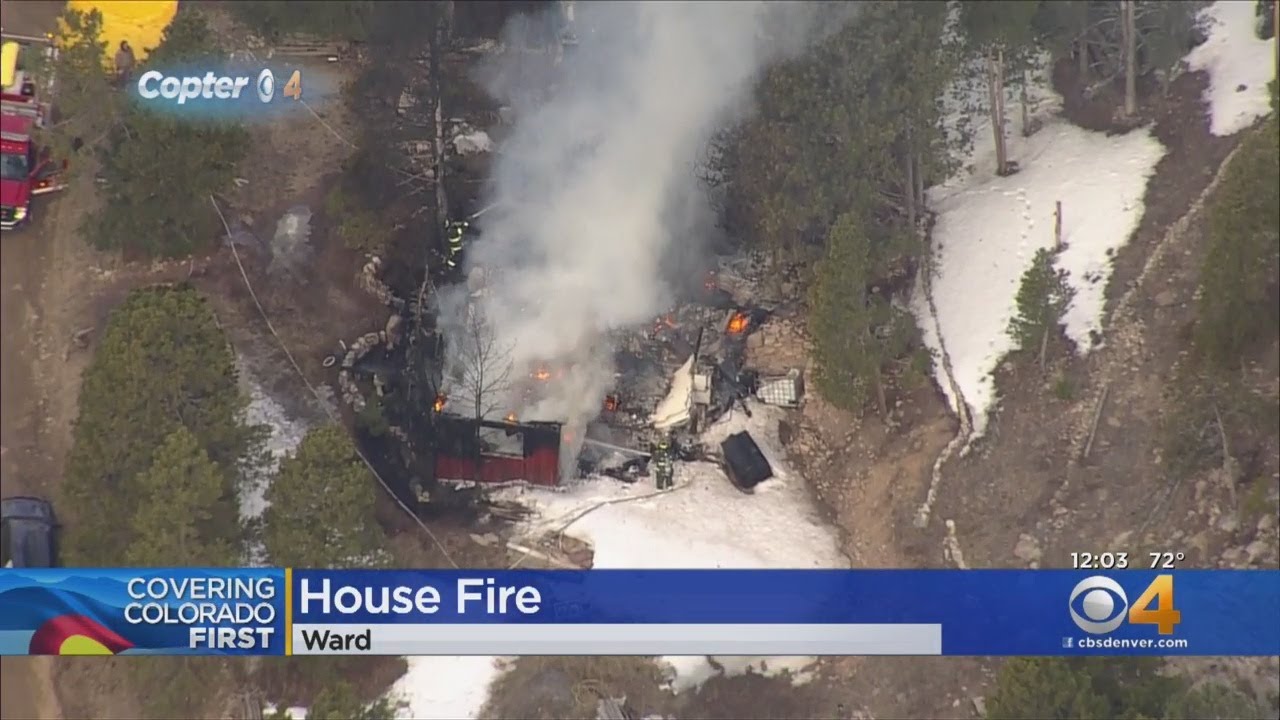 Firefighters Battle House Fire In Ward - YouTube