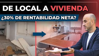 Transforma Local Comercial a VIVIENDA  INversión INmobiliaria España