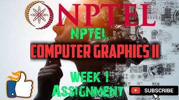 computer graphics || WEEK-1 Quiz assignment Answers 1 2024 || NPTEL