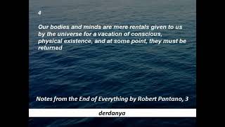 Notes from the End of Everything by Robert Pantano, 3