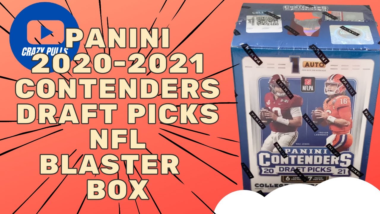Panini Contenders Draft Picks Nfl 2020 2021 Blaster Box Crazypulls Youtube 