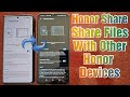 Honor Magic 5 Lite (HONOR SHARE) Quickly transfer images, videos,and other files between devices.