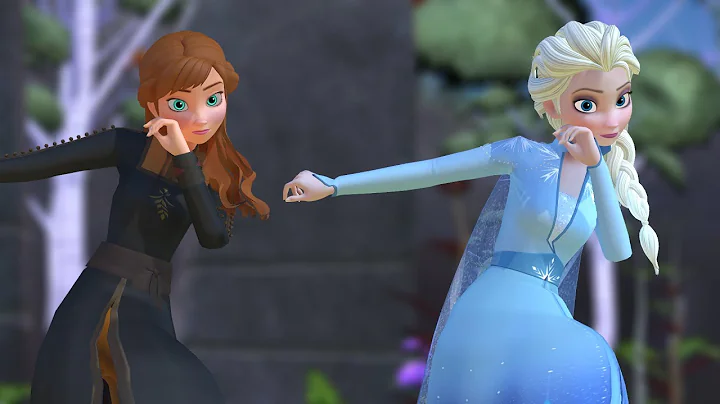 ROSÉ & Bruno Mars - APT. | Elsa and Anna Dance MMD