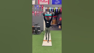 Overhead slide board reverse lunge