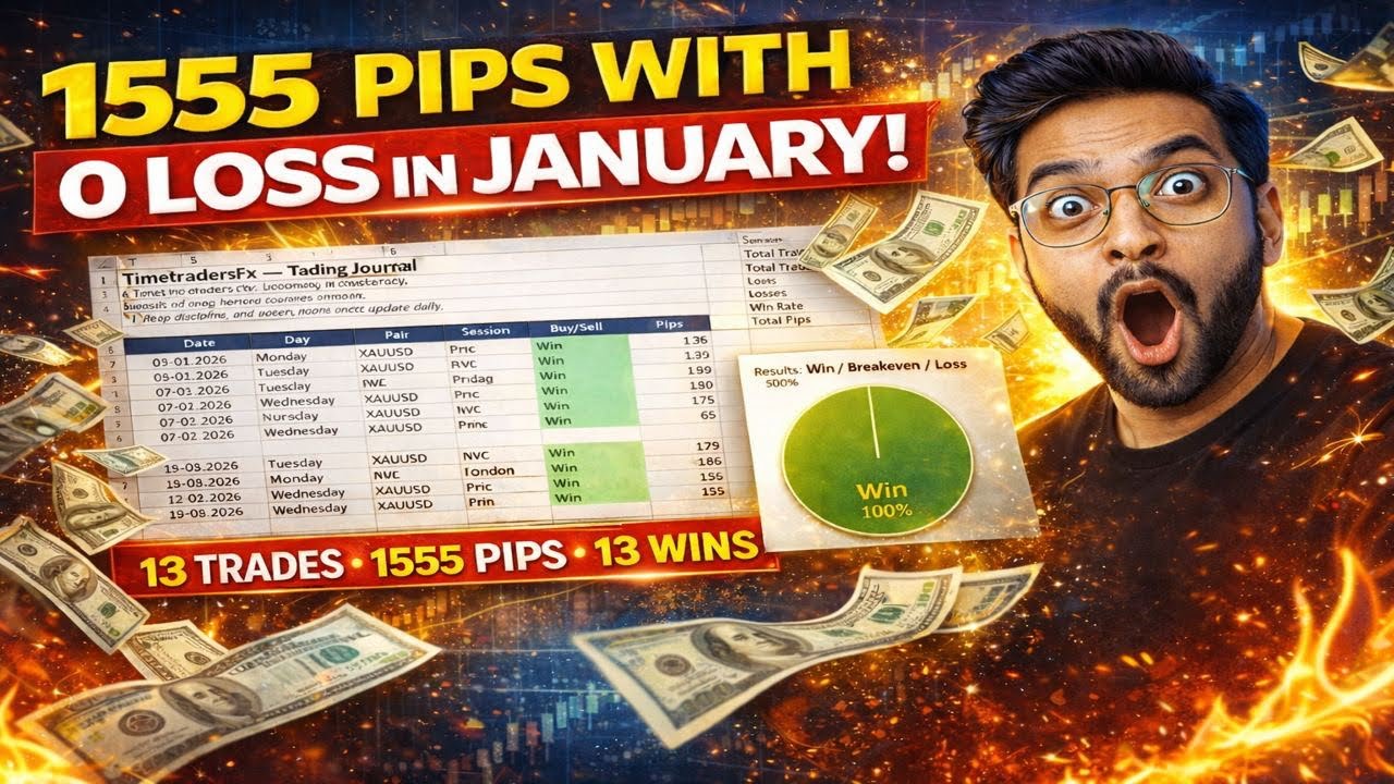 1555 Pips Booked in Live Stream | Monthly Profits ಕನ್ನಡ Analysis | Live ಲಾಭ Review | 31 JAN 2026