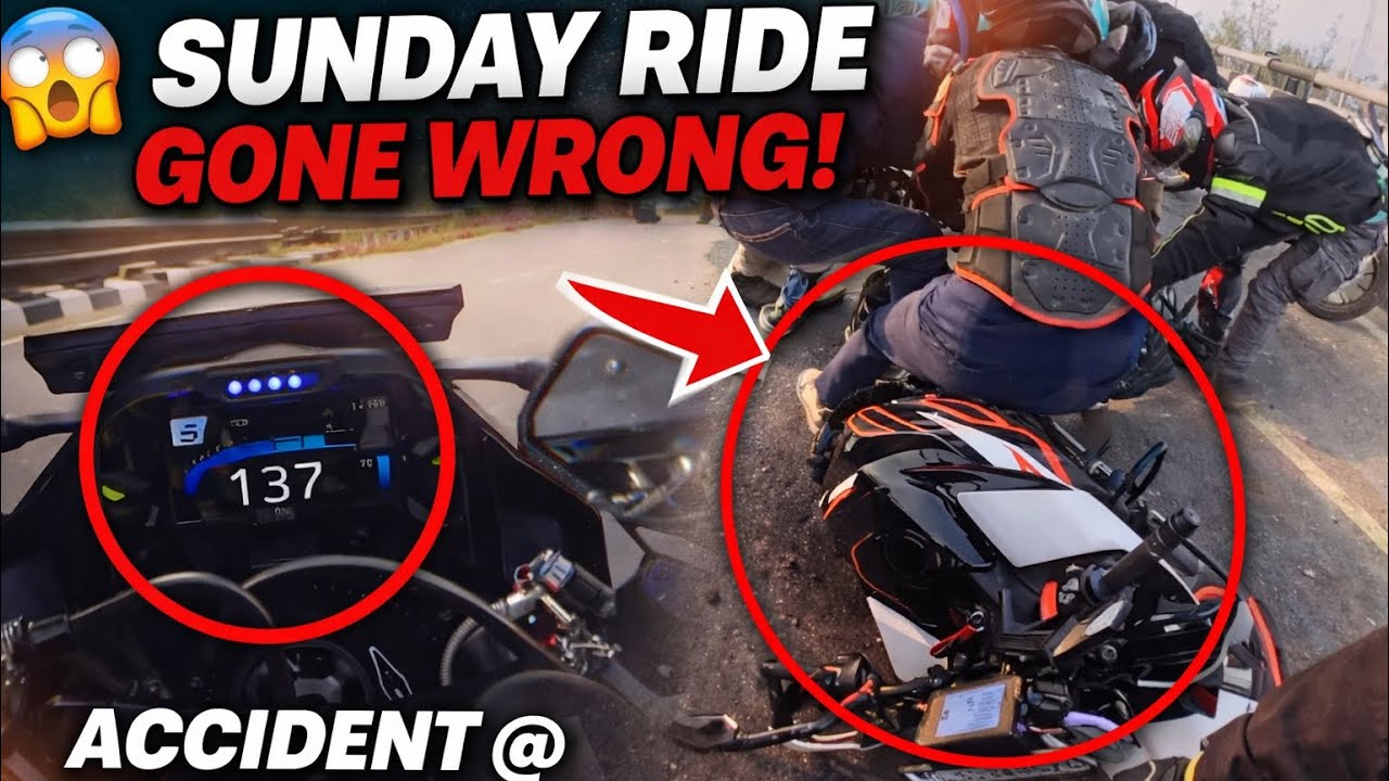 First Sunday ride me hua accident 