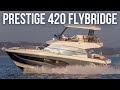 $1,200,000 Yacht Tour | Prestige 420 Flybridge Yacht Walkthrough