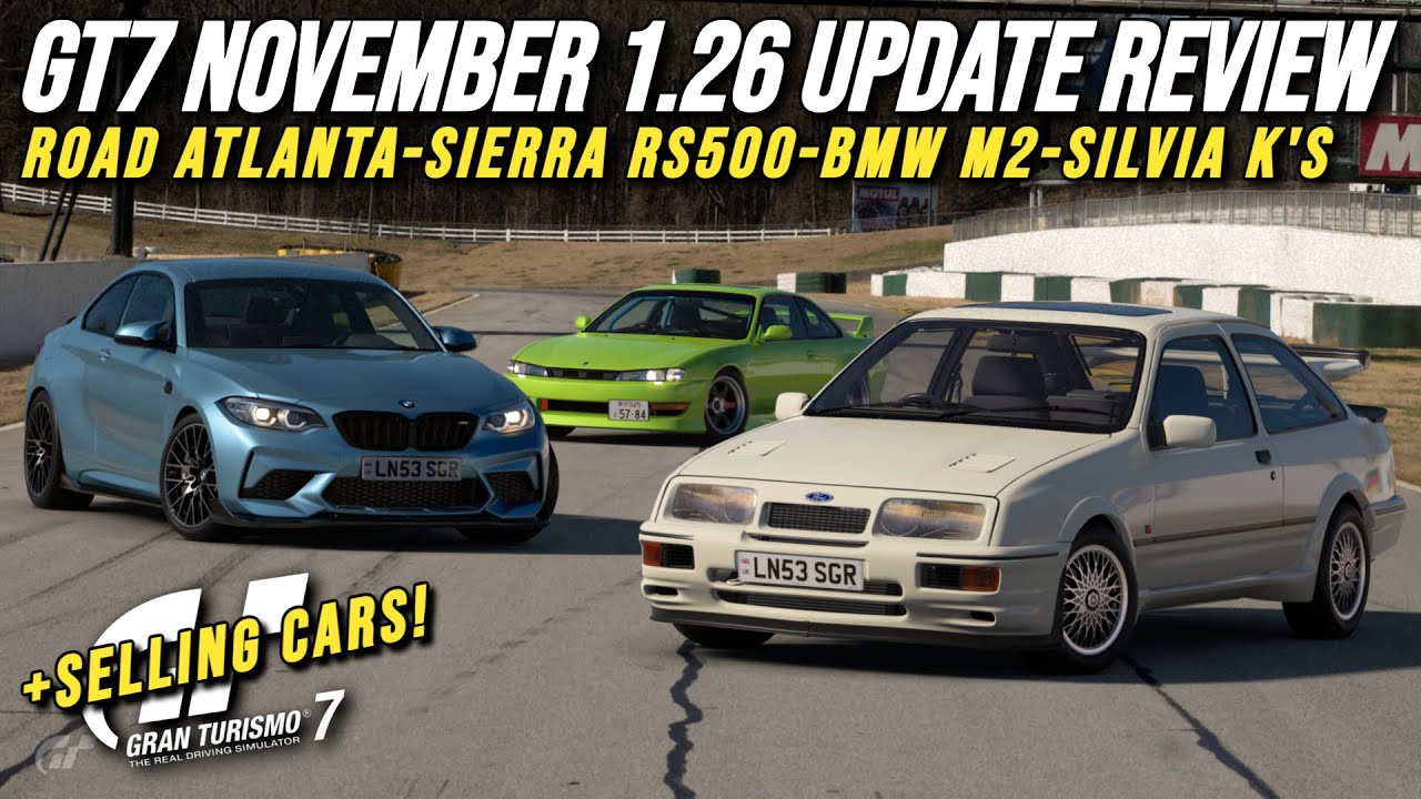 Gran Turismo 7 November Update Adds Road Atlanta, Three New Cars