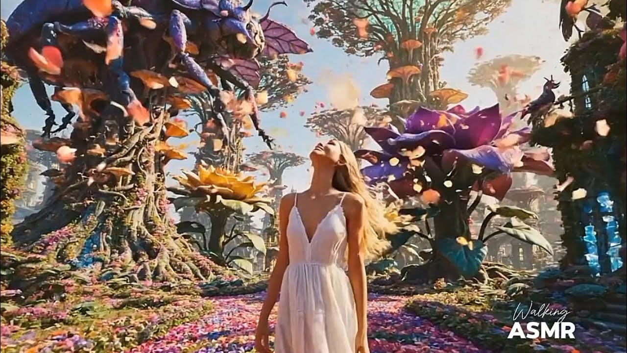 Walking Through the Multiverse 🌌 ASMR Ambience & Footsteps (Wool, Glass, Mermaid City)