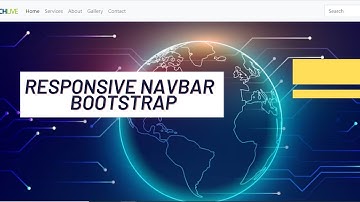 Responsive Navbar Bootstrap5| Bootstrap Navbar Tutorial |Adding logo in Navbar