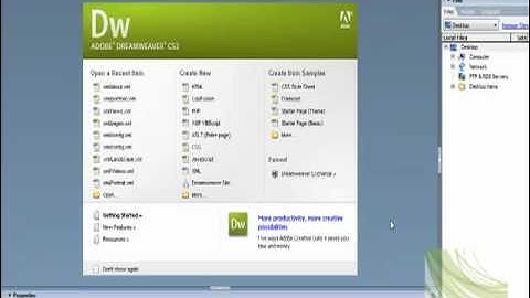 01 Dreamweaver Introduction