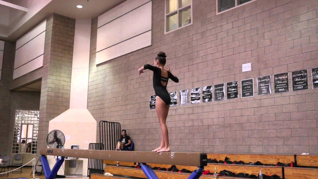 Lauren Bowers 3rd Beam 1st Prelim 2015 Wildfire Gymnast Level 4 YouTube