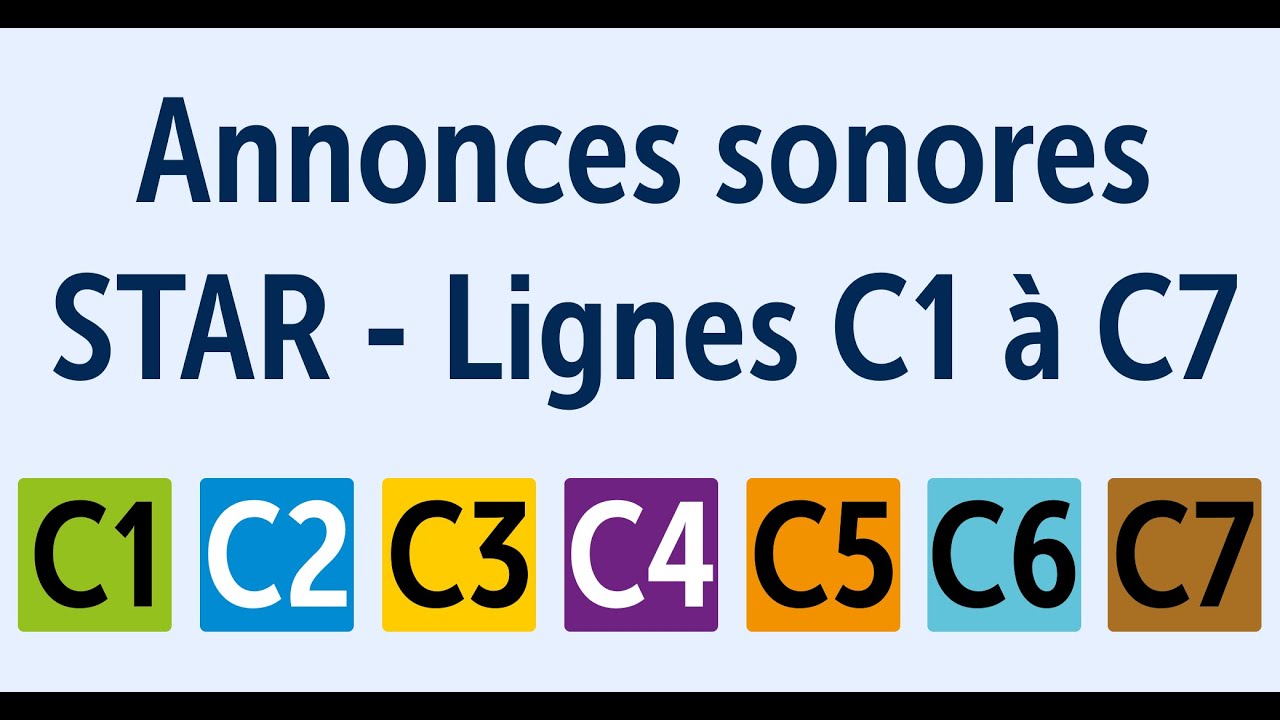 [STAR] Annonces sonores de direction Lignes ChronoStar
