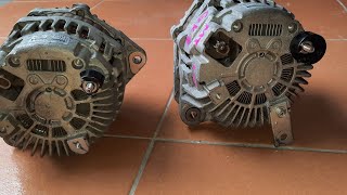 Honda City GM6 Alternator - Old Vs New Replacement