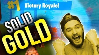 We Did It! | Duos in Solid Gold Game mode VICTORY! | Fortnite Battle Royale