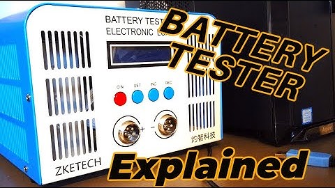 ZKETECH EBC-A40L cell battery tester inside out.